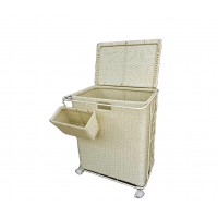 Bamboo Plastic basket products like handicrafts in hotel, bed room, apartment